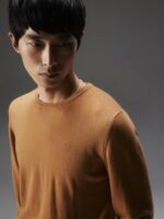Lyle Merino Crew Neck Sweater Chipmunk Men J.Lindeberg Clothing 66XF2287 - Image 3