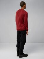Lyle Merino Sweater Fired Brick Men J.Lindeberg Clothing 66XF2320 - Image 2