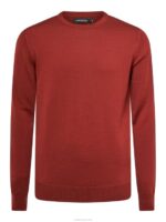 Lyle Merino Sweater Fired Brick Men J.Lindeberg Clothing 66XF2320 - Image 5