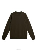 Lyle Merino Sweater Forest Green Men J.Lindeberg Clothing 66XF1015 - Image 5