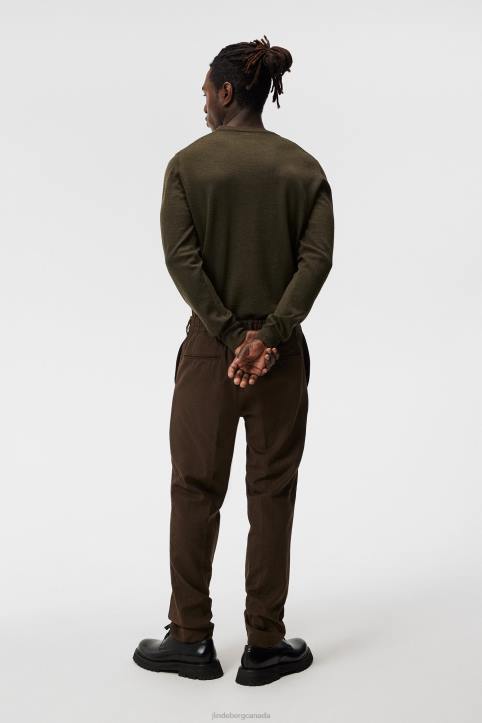 Lyle Merino Sweater Forest Green Men J.Lindeberg Clothing 66XF1015 - Image 1