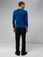 Lyle Merino Sweater Nautical Blue Mouline Men J.Lindeberg Clothing 66XF2323 - Image 2