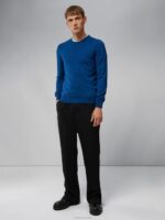 Lyle Merino Sweater Nautical Blue Mouline Men J.Lindeberg Clothing 66XF2323 - Image 3