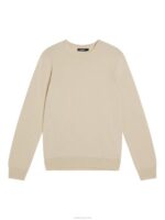 Lyle Merino Sweater Oyster Gray Men J.Lindeberg Clothing 66XF1013 - Image 5