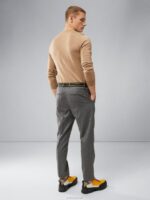 Lyle Merino Sweater Tiger Brown Men J.Lindeberg Clothing 66XF2324 - Image 2