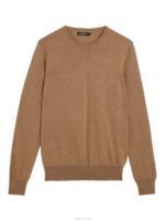 Lyle Merino Sweater Tiger Brown Men J.Lindeberg Clothing 66XF2324 - Image 5