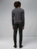 Lyle Merino Sweater Volcanic Ash Men J.Lindeberg Clothing 66XF2322 - Image 2