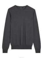 Lyle Merino Sweater Volcanic Ash Men J.Lindeberg Clothing 66XF2322 - Image 5