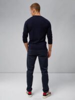 Lyle True Merino Sweater Navy Men J.Lindeberg Clothing 66XF1083