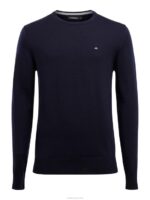 Lyle True Merino Sweater Navy Men J.Lindeberg Clothing 66XF1083 - Image 4
