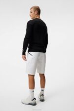 Lymann Knitted Sweater Black Men J.Lindeberg Clothing 66XF651 - Image 2
