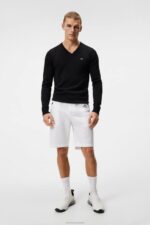 Lymann Knitted Sweater Black Men J.Lindeberg Clothing 66XF651 - Image 3