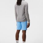 Lymann Knitted Sweater Grey Melange Men J.Lindeberg Clothing 66XF556
