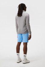 Lymann Knitted Sweater Grey Melange Men J.Lindeberg Clothing 66XF556