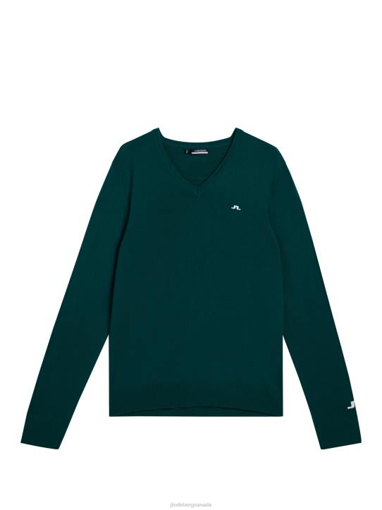 Lymann Knitted Sweater Rain Forest Men J.Lindeberg Clothing 66XF654 - Image 5