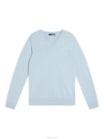 Lymann Knitted Sweater Skyway Men J.Lindeberg Clothing 66XF553 - Image 5