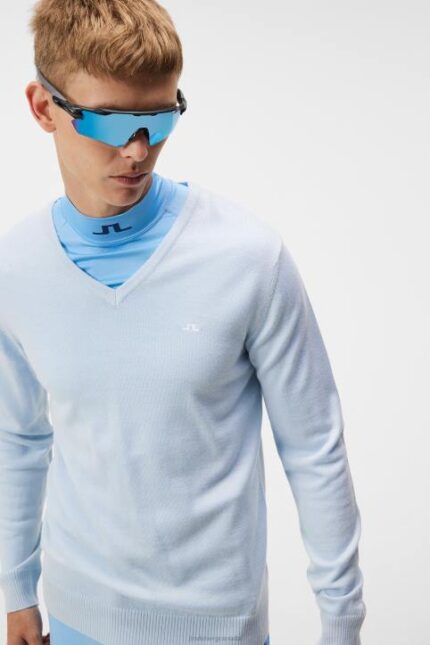 Lymann Knitted Sweater Skyway Men J.Lindeberg Clothing 66XF553