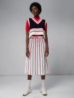 Manhattan Knitted Skirt Barbados Cherry Women J.Lindeberg Clothing 66XF2698 - Image 2