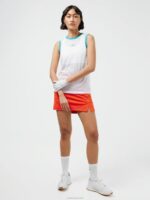 Marion Mesh Top White Women J.Lindeberg Clothing 66XF2598 - Image 2