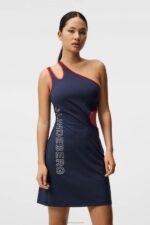Marta Dress Navy Women J.Lindeberg Clothing 66XF1616