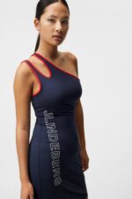 Marta Dress Navy Women J.Lindeberg Clothing 66XF1616 - Image 4