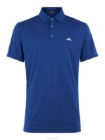 Martin Polo Navy Peony Men J.Lindeberg Clothing 66XF337 - Image 3