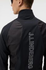 Marv Wind Jacket Black Men J.Lindeberg Clothing 66XF718 - Image 3