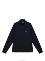 Marv Wind Jacket Black Men J.Lindeberg Clothing 66XF718 - Image 4