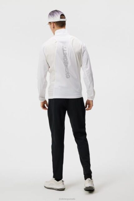 Marv Wind Jacket White Men J.Lindeberg Clothing 66XF719