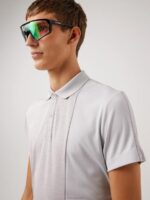 Maxim Golf Polo Micro Chip Melange Men J.Lindeberg Clothing 66XF2123 - Image 3