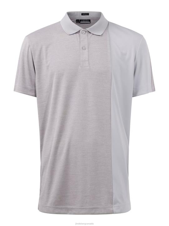 Maxim Golf Polo Micro Chip Melange Men J.Lindeberg Clothing 66XF2123 - Image 4