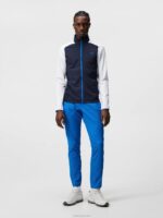 Melker Mesh Mid Layer Navy Men J.Lindeberg Clothing 66XF626 - Image 2