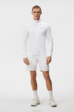 Melker Mesh Mid Layer White Men J.Lindeberg Clothing 66XF565 - Image 2