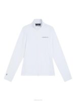 Melker Mesh Mid Layer White Men J.Lindeberg Clothing 66XF565 - Image 5