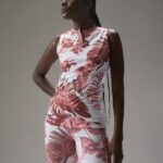 Meya Print Top Hibiscus Pink Women J.Lindeberg Clothing 66XF1546
