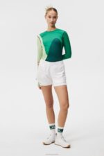 Mila Shorts White Women J.Lindeberg Clothing 66XF1719 - Image 2