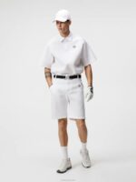 Mile Mesh Shorts White Men J.Lindeberg Clothing 66XF457 - Image 2