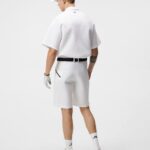 Mile Mesh Shorts White Men J.Lindeberg Clothing 66XF457