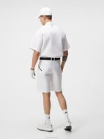 Mile Mesh Shorts White Men J.Lindeberg Clothing 66XF457