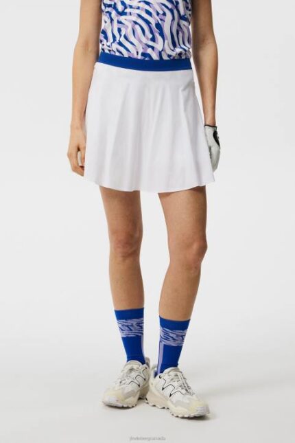 Mimi Skirt White Women J.Lindeberg Clothing 66XF1603