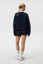 Miranda Crew Neck Navy Women J.Lindeberg Clothing 66XF1871 - Image 2