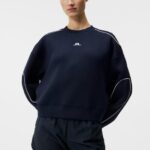 Miranda Crew Neck Navy Women J.Lindeberg Clothing 66XF1871