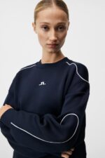 Miranda Crew Neck Navy Women J.Lindeberg Clothing 66XF1871 - Image 4