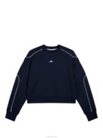 Miranda Crew Neck Navy Women J.Lindeberg Clothing 66XF1871 - Image 6