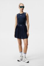 Mirit Sleeveless Top Navy Women J.Lindeberg Clothing 66XF1456 - Image 2