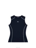 Mirit Sleeveless Top Navy Women J.Lindeberg Clothing 66XF1456 - Image 5