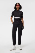 Moira Polo Black Women J.Lindeberg Clothing 66XF1364 - Image 2