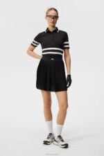 Moira Polo Black Women J.Lindeberg Clothing 66XF1519 - Image 3