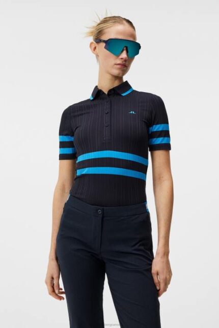 Moira Polo Navy Women J.Lindeberg Clothing 66XF1521
