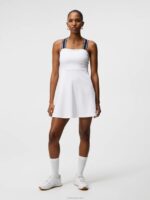 Mona Dress White Women J.Lindeberg Clothing 66XF1613 - Image 2